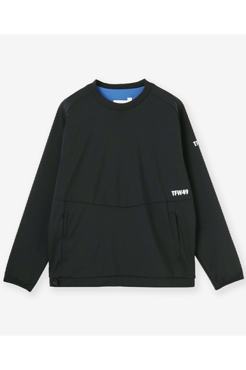 TFW49 ティーエフダブリューフォーティーナイン T042320004 REVERSIBLE STRETCH PULLOVER リバーシブルストレッチプルオーバー BK × BLUE 正規通販 メンズ ゴルフ