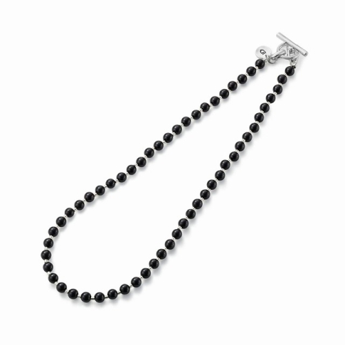 GARNI ガルニ GN22018 Stone Ball Chain Necklace ストーンボールチェーンネックレス BLACK 正規通販 メンズ レディース