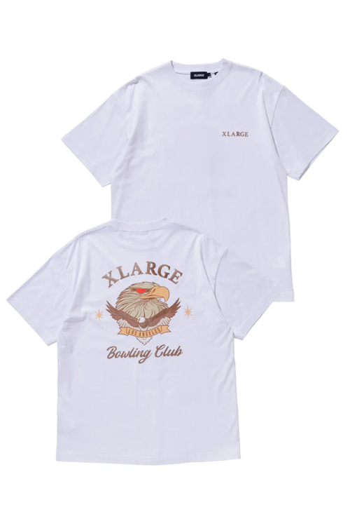 XLARGE エクストララージ 101232011038 BOWLING CLUB S/S TEE XLARGE Tシャツ WHITE 正規通販 メンズ レディース
