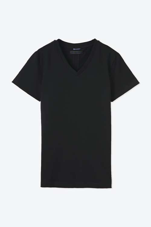 junhashimoto ジュンハシモト 1100000026 101SERIBU V S/S 101セリブVネックTシャツ BLACK 正規通販 メンズ