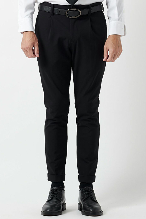 junhashimoto ジュンハシモト 1072410054 FORMAL PANTS フォーマルパンツ BLACK 正規通販 メンズ 2024年10月31日入荷予定