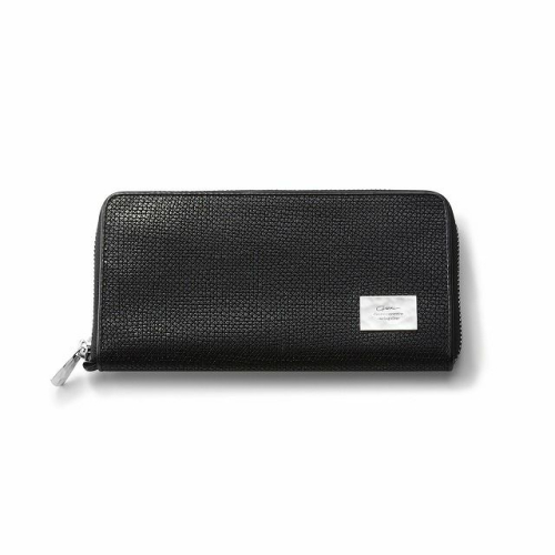 GARNI ガルニ GL22001 Crack Zip Long Wallet - BLACK クラックジップロングウォレット 財布 正規通販 メンズ レディース