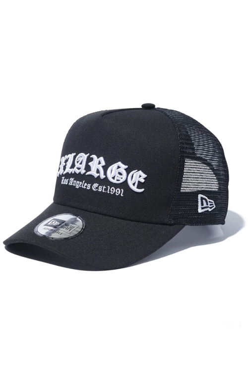 XLARGE エクストララージ 101242051005 XLARGE x NEWERA MESH SNAPBACK CAP コラボメッシュキャップ BLACK 正規通販 メンズ レディース