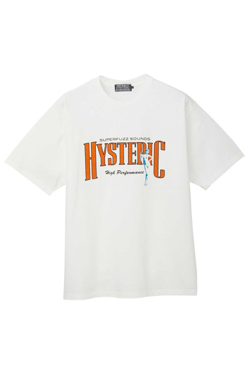 HYSTERIC GLAMOUR ヒステリックグラマー 02241CT04 FUZZY LADY Tシャツ WHITE 正規通販 メンズ