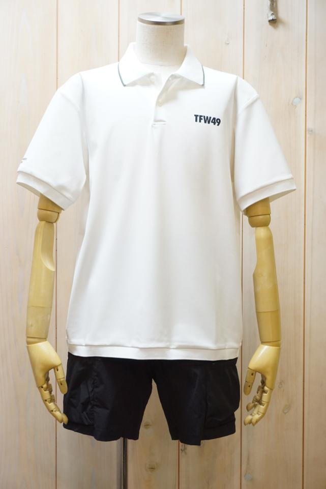 TFW49 ティーエフダブリューフォーティーナイン T102610013 SIGNATURE SS REGULAR POLO ポロシャツ WHITE 正規通販 ゴルフ メンズ