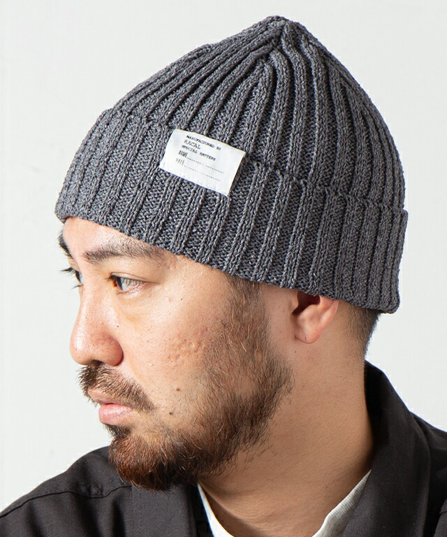 RACAL ラカル RL-22-1219 Japanese Paper Standard Knit Cap スタンダードニットキャップ GRAY 正規通販 メンズ