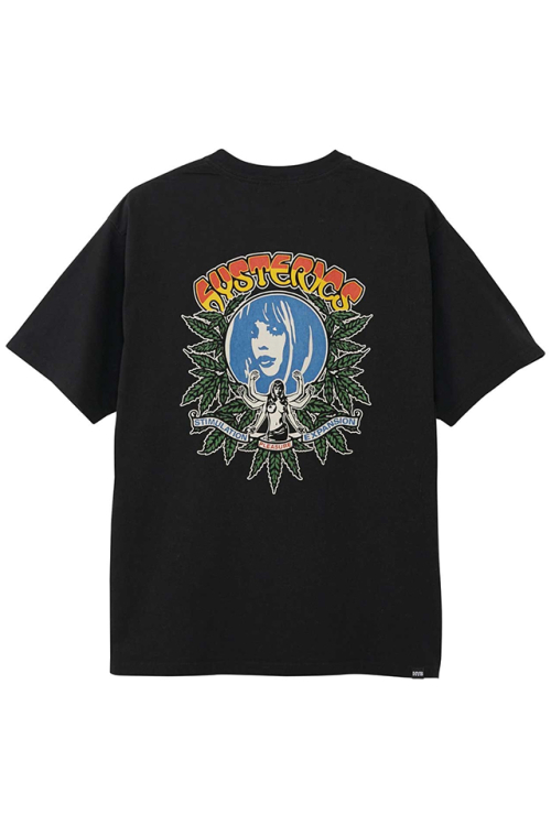 HYSTERIC GLAMOUR ヒステリックグラマー 02231CT30 PLEASURE Tシャツ BLACK 正規通販 メンズ