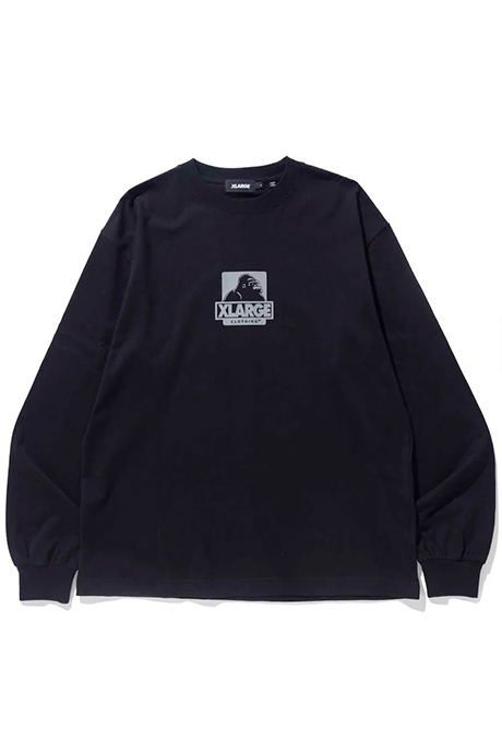 XLARGE エクストララージ 101233011014 OG L/S TEE XLARGE ロングスリーブTシャツ BLACK 正規通販 メンズ レディース