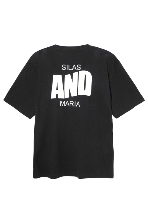 SILAS サイラス 110241011003 WAVE LOGO S/S TEE SILAS Tシャツ BLACK 正規通販 メンズ