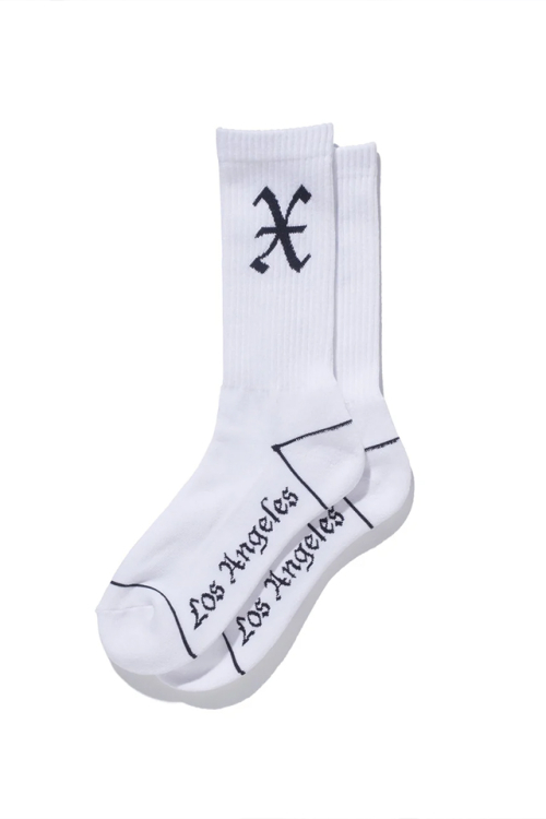 XLARGE エクストララージ 101242054003 X LOGO SOCKS ソックス WHITE 正規通販 メンズ レディース