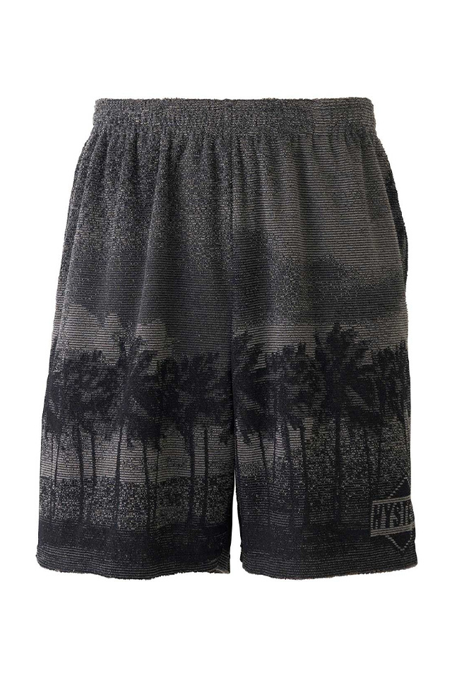 HYSTERIC GLAMOUR ヒステリックグラマー 02261CP06 THRILLS AND DELIGHTSジャカード ショーツ GRAY 正規通販 メンズ