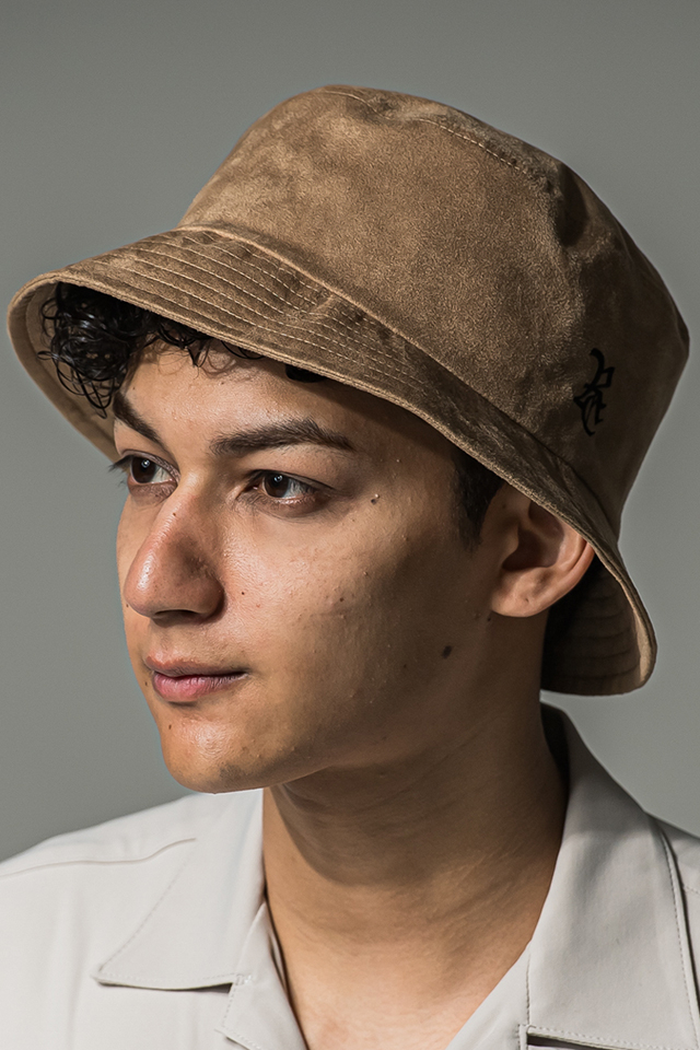 RESOUND CLOTHING リサウンドクロージング RC37-CAP-003 Suede bucket hat エコレザースウェードバケットハット BEIGE 正規通販 メンズ 2025年9月30日入荷予定