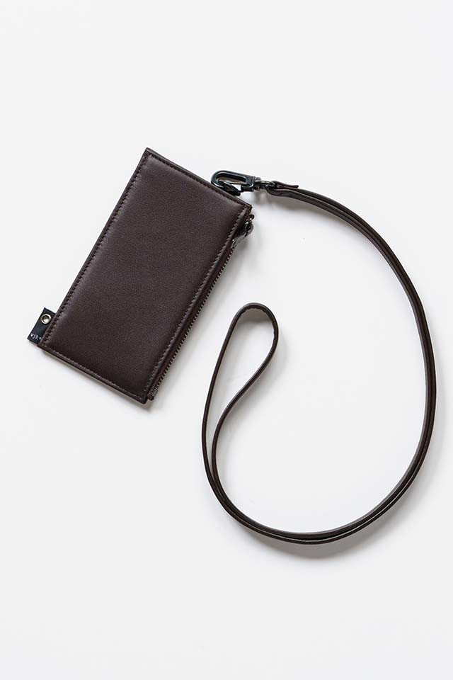 wjk ダヴル・ジェイ・ケイ / wjk 8947 bl35b leather neck wallet 