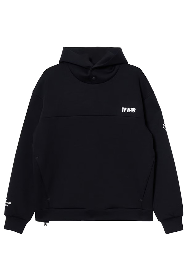 TFW49 ティーエフダブリューフォーティーナイン T102620009 CARDBOARD MATERIAL HOODIE BLACK 正規通販 メンズ ゴルフ