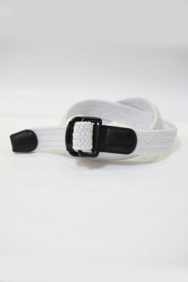 TFW49 ティーエフダブリューフォーティーナイン T132210003 STRETCH MESH BELT メッシュベルト WHITE 正規通販 ゴルフ メンズ