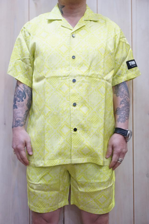 TFW49 ティーエフダブリューフォーティーナイン T062310002 TFW49 × REYN SPOONER BANDANA SHIRTS レインスプーナーコラボシャツ YELLOW 正規通販 メンズ ゴルフ