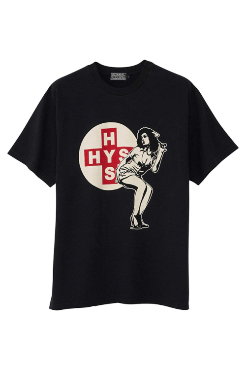 HYSTERIC GLAMOUR ヒステリックグラマー 02251CT34 HYSTERIC NURSE Tシャツ BLACK 正規通販 メンズ