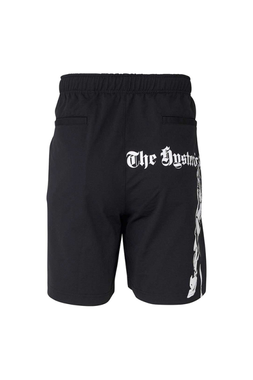 HYSTERIC GLAMOUR ヒステリックグラマー 02251CP06 HYSTERIC TIMES ショーツ BLACK 正規通販 メンズ