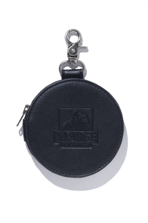 XLARGE エクストララージ 101262054008 OG FAUX LEATHER ROUND PURSE コインケース BLACK 正規通販 メンズ レディース