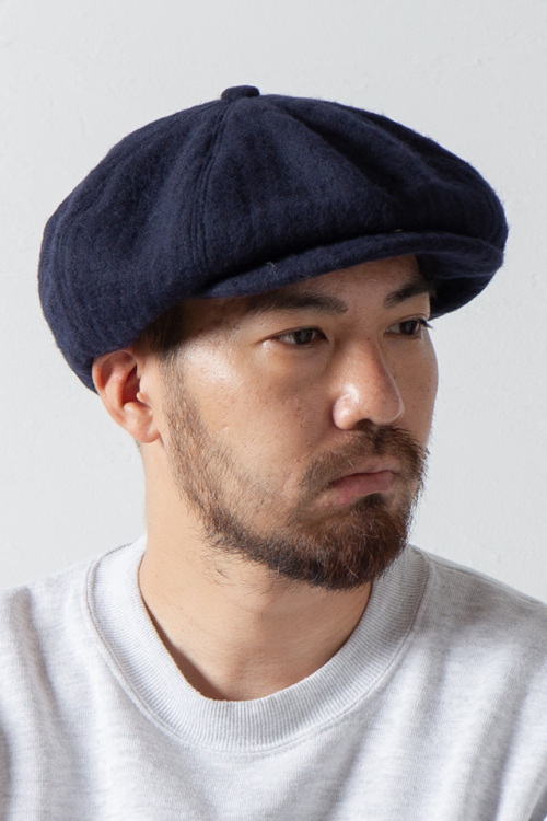 RACAL RL-22-1262 Wool Shaggy 8Panel Casquette キャスケット NAVY 正規通販 メンズ