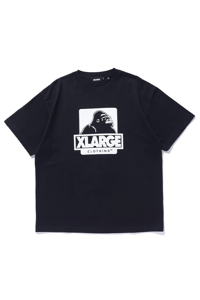 XLARGE エクストララージ 101262011038 OG BOX S/S TEE Tシャツ BLACK 正規通販 メンズ レディース