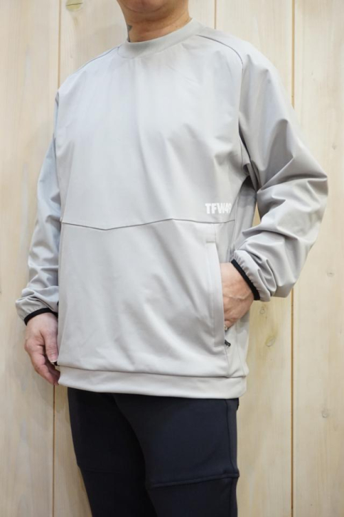 TFW49 T042310005 REVERSIBLE STRETCH PULLOVER リバーシブルストレッチプルオーバー L.GRAY × DUST 正規通販 メンズ ゴルフ