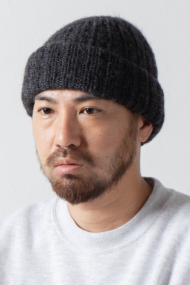 RACAL RL-21-1192 Mohair Knit Cap モヘアニットキャップ CHACOAL 正規通販 メンズ