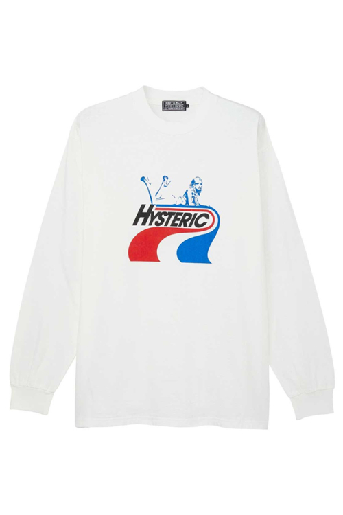 HYSTERIC GLAMOUR ヒステリックグラマー 02241CL06 HYSTERIC WAY Tシャツ WHITE 正規通販 メンズ