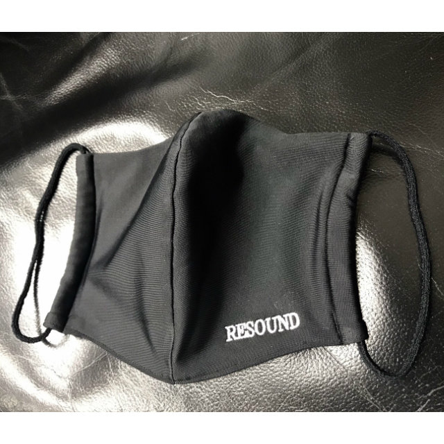 LEON掲載 メンズ RESOUND CLOTHING  リサウンドクロージング RUSH MASK ラッシュガードマスク [BLACK] 公式通販 マスク 通販 日本製 洗える おしゃれ ポケットつき オールシーズン対応