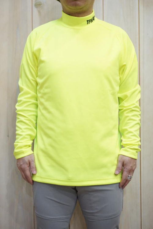 TFW49 ティーエフダブリューフォーティーナイン T102220014 LS MOCKNECK SIDE MESH T モックネックロングスリーブTシャツ YELLOW 正規通販 メンズ ゴルフ