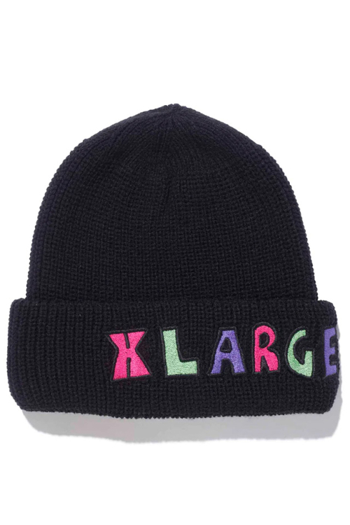 XLARGE エクストララージ 101233051008 TIM COMIX BEANIE XLARGE ビーニー BLACK 正規通販 メンズ レディース