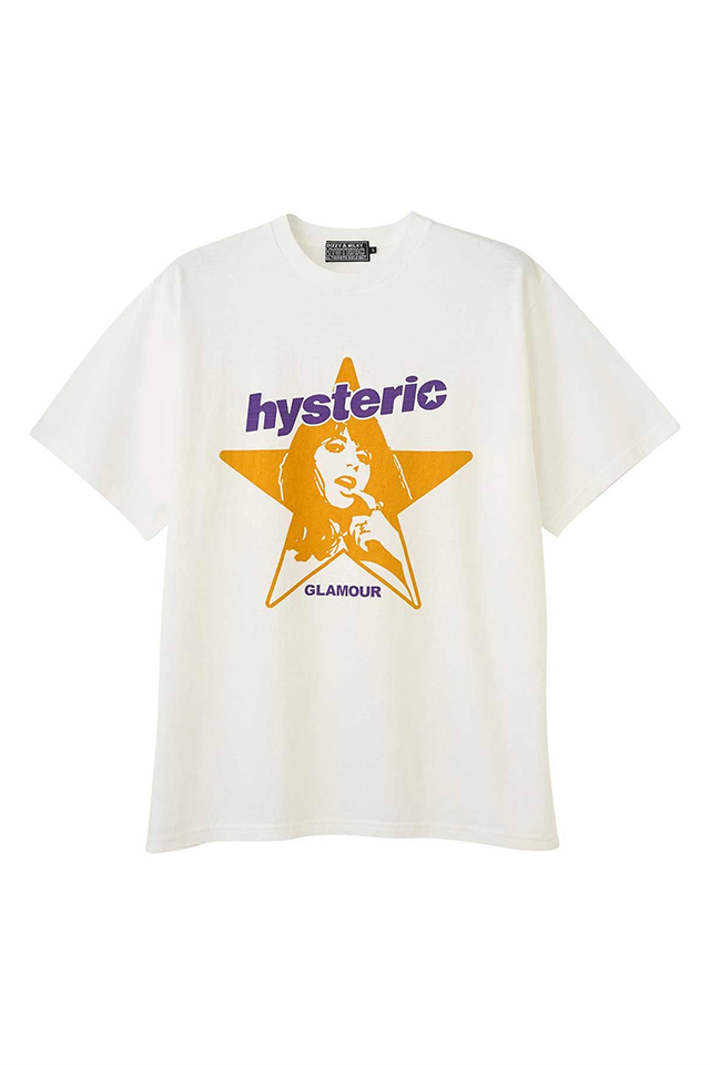 HYSTERIC GLAMOUR ヒステリックグラマー 02261CT24 HYSTERIC STAR Tシャツ WHITE 正規通販 メンズ