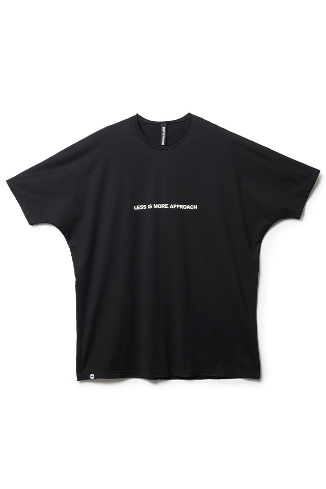 RIPVANWINKLE リップヴァンウィンクル RW-737 PRINT-T プリントドルマンTシャツ BLACK 正規通販 メンズ