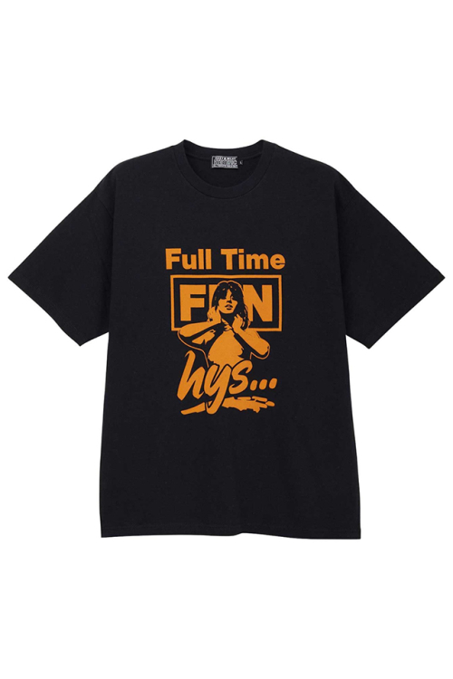 HYSTERIC GLAMOUR ヒステリックグラマー 02241CT07 FULL TIME FUN Tシャツ BLACK 正規通販 メンズ