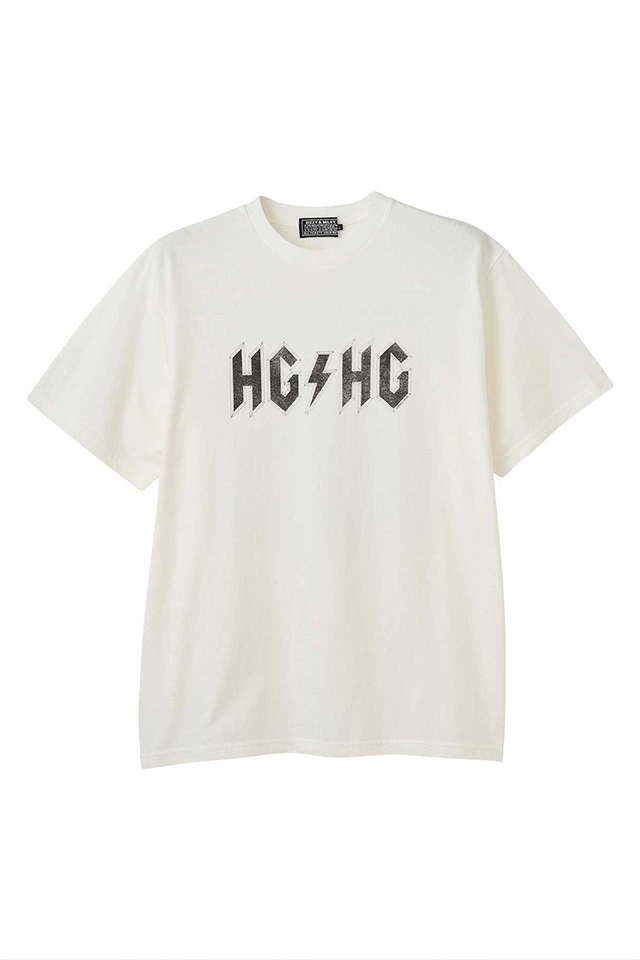 HYSTERIC GLAMOUR ヒステリックグラマー 02261CT43 HG/HG TOUR 1984 Tシャツ WHITE 正規通販 メンズ