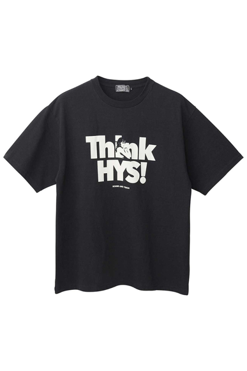 HYSTERIC GLAMOUR ヒステリックグラマー 02232CT05 THINK HYS Tシャツ BLACK 正規通販 メンズ