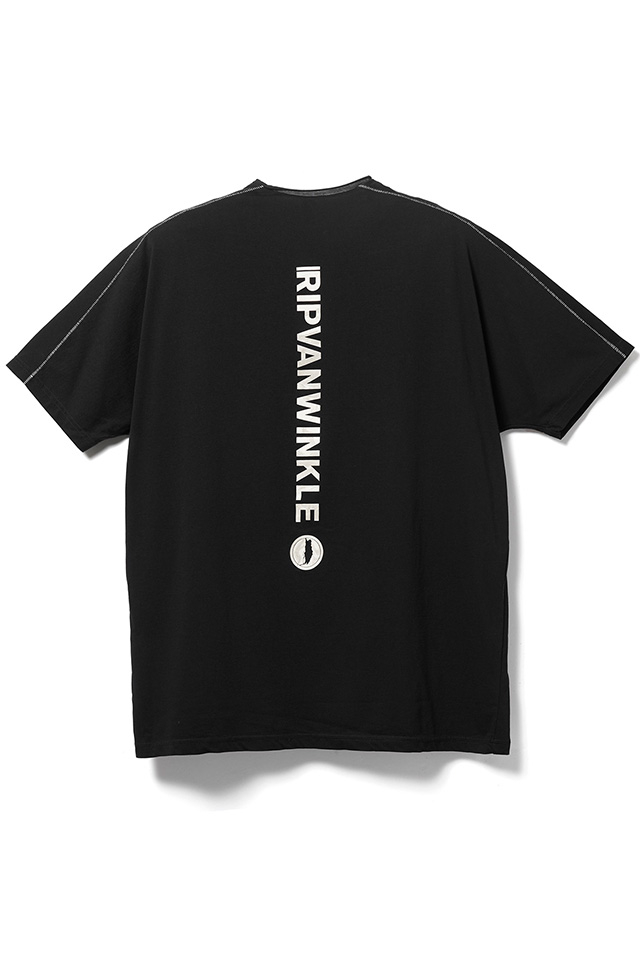 RIPVANWINKLE リップヴァンウィンクル RW-840 MARBLE-T マーブルTシャツ MARBLE BLACK 正規通販 メンズ 2026年4月30日入荷予定