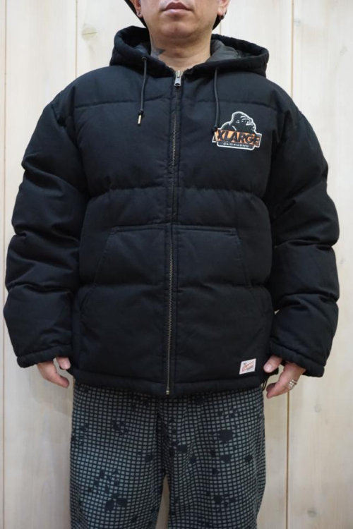 XLARGE 101224021008 ACTIVE DUCK PUFFER JACKET XLARGE パファージャケット BLACK 正規通販 メンズ レディース