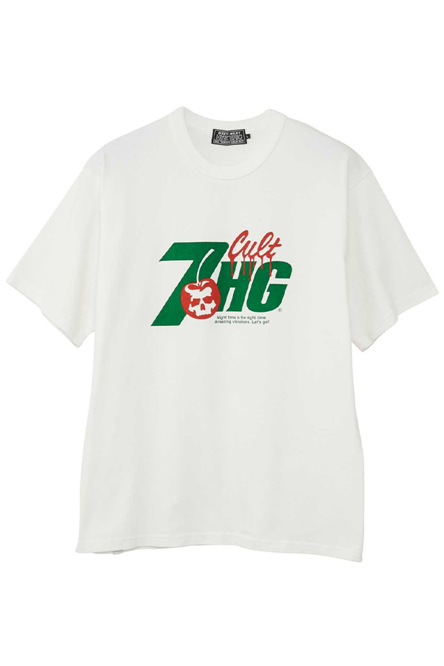 HYSTERIC GLAMOUR ヒステリックグラマー 02231CT07 7HG Tシャツ WHITE 正規通販 メンズ