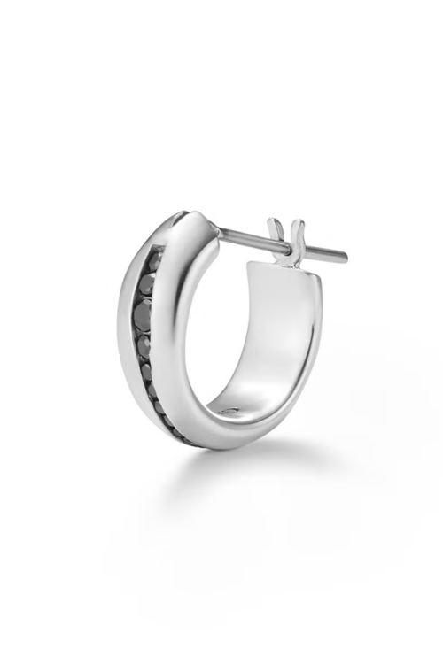GARNI ガルニ GP26012 Break Hoop Pierce ブレイクフープピアス BLACK (片耳用) 正規通販 メンズ レディース