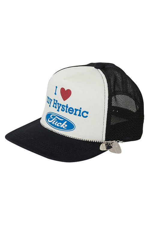 HYSTERIC GLAMOUR ヒステリックグラマー 01261QH04 MY HYSTERIC メッシュキャップ BLACK 正規通販 レディース メンズ
