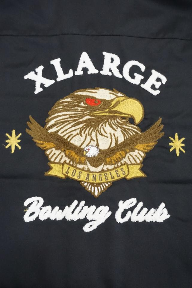 XLARGE エクストララージ / XLARGE エクストララージ 101232014002 BOWLING CLUB S/S SHIRT XLARGE シャツ BLACK 正規通販 メンズ レディース /MOLOTOV COCKTAIL モロトフカクテル 通販