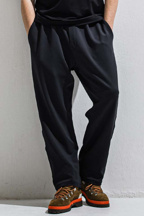 DELAY ディレイ DP1-ST-003 Emilio DB WIDE PANTS ワイドイージーパンツ BLACK 正規通販 メンズ 2026年3月31日入荷予定