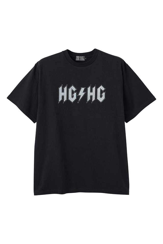 HYSTERIC GLAMOUR ヒステリックグラマー 02261CT43 HG/HG TOUR 1984 Tシャツ BLACK 正規通販 メンズ