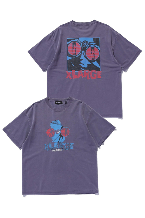 XLARGE エクストララージ 101262011028 PICTURES S/S TEE Tシャツ PURPLE 正規通販 メンズ レディース