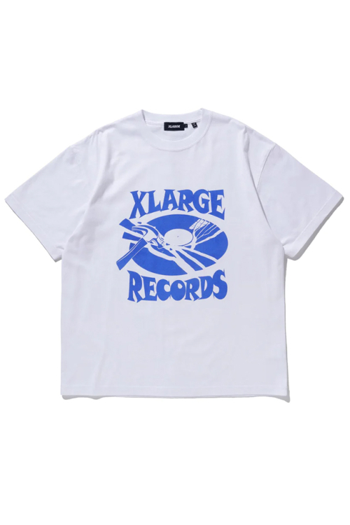 XLARGE エクストララージ 101233011007 BREAK THE RECORDS S/S TEE XLARGE Tシャツ WHITE 正規通販 メンズ レディース