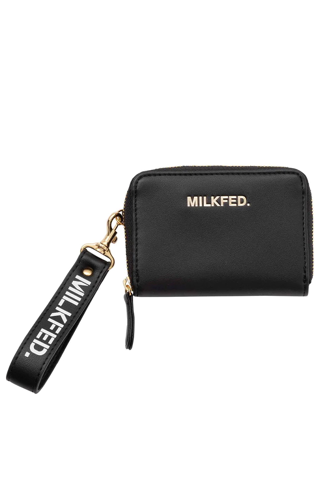 MILKFED. ミルクフェド SOLID COLOR MULTI CASE MILKFED. マルチケース BLACK 103224054015 正規通販 レディース