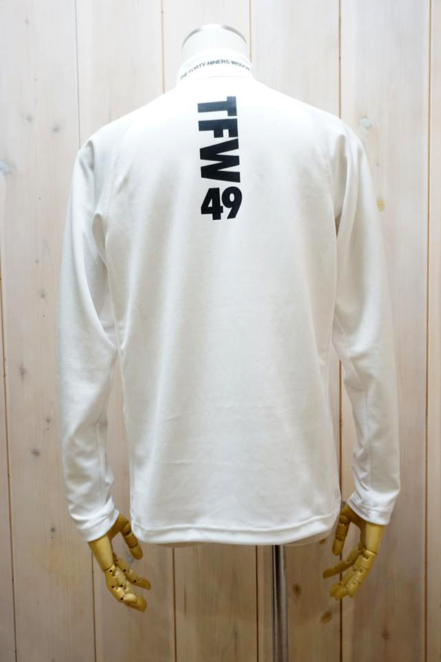 TFW49 ティーエフダブリューフォーティーナイン T102320009 LS MOCKNECK SIDE MESH T モックネックロングスリーブTシャツ WHITE 正規通販 メンズ ゴルフ