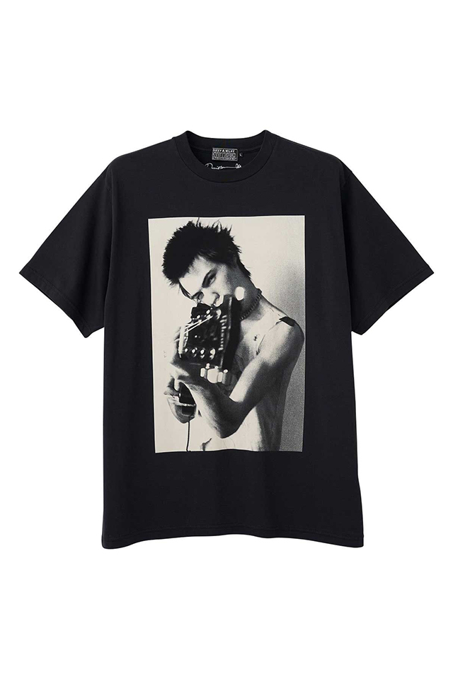 HYSTERIC GLAMOUR ヒステリックグラマー 02261CT36 DENNIS MORRIS/SID STOCKHOLM 1977 Tシャツ BLACK 正規通販 メンズ