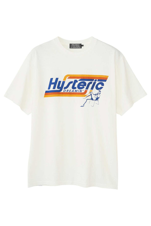 HYSTERIC GLAMOUR ヒステリックグラマー 02251CT29 HYSTERIC DREAMIN Tシャツ WHITE 正規通販 メンズ